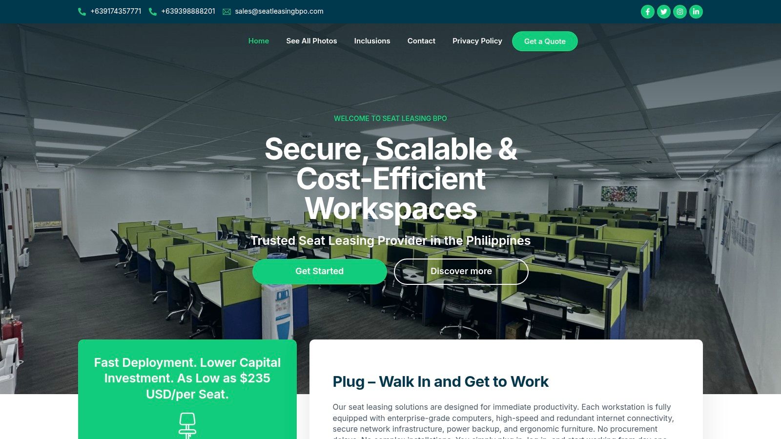Seat Leasing BPO